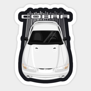 Mustang Cobra 1994 to 1998 SN95 - White Sticker